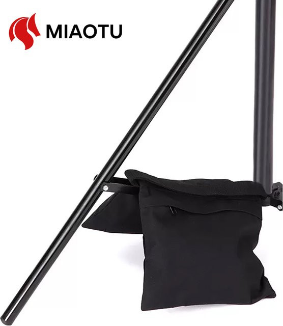 MIAOTU Robuster Sandsack für Studio-Video-Lichtstative und Auslegerständer in Schwarz - Bild 1