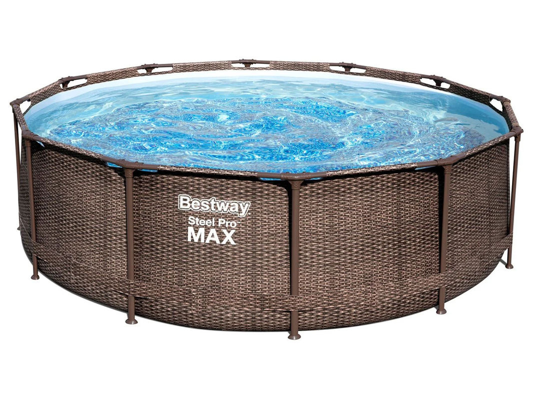 Bestway Steel Pro Max Deluxe Series Pool Set mit Filterpumpe und Leiter, Durchmesser: 366 cm, Höhe: 100 cm - Bild 2