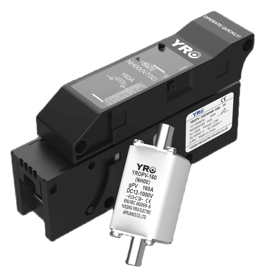 YRO Sicherungstrennschalter 1P für NH00 Batteriesicherung, 160A, 1000VDC, Telekommunikationssicherung - Bild 3
