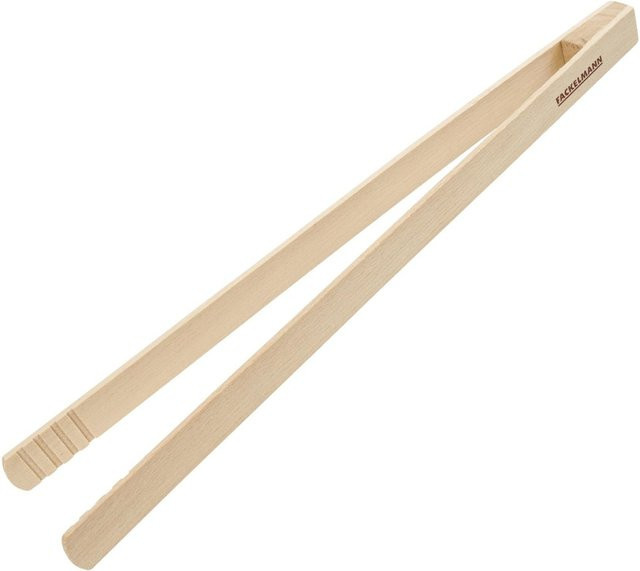 Fackelmann Eco Zange aus Holz in Beige, Länge: 35 cm - Bild 1
