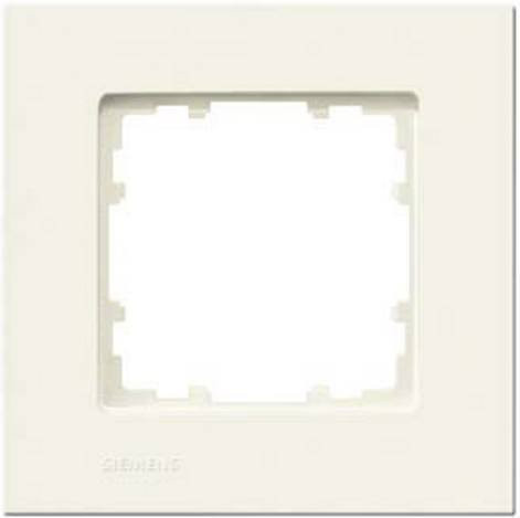 Siemens Schalterprogramm Delta 1fach Rahmen in Weiß aus Kunststoff 5TG11113 - Bild 1