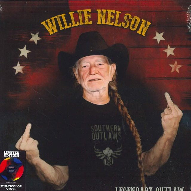 Willie Nelson - Legendärer Geächteter LP Vinyl, Goldenlane Records, Folk/Country, Braun/Mehrfarbig, 2021 - Bild 1