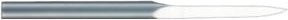 GRATTEC Dreikantschaber VHM D55 in Silber, Durchmesser: 3,2 mm, Länge: 50 mm - Bild 1