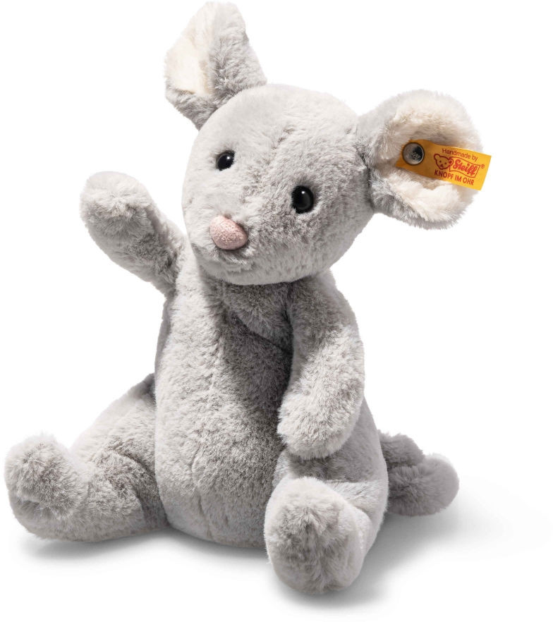 Steiff Cheesy Maus, Plüschtier, blaugrau, 19cm - Bild 1