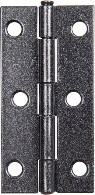 GAH Alberts Duravis Scharnier Schmal Schwarzdiamant Duplexbeschichtung B/H/T: 80 x 125 x 40 mm - Bild 1