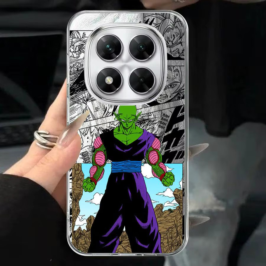 Schwarze Softshell-Hülle mit Dragon Ball Goku Design für Xiaomi Redmi Note 12S 13 14 Pro Plus 11 12 Pro 14S 11S - Bild 2