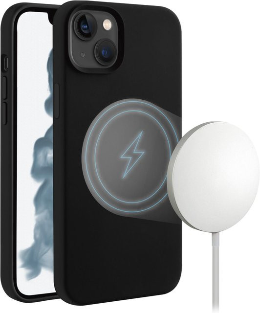 Vivanco Mag Hype Cover für iPhone 14 mit Magnetic Wireless Charging Support in Schwarz - Bild 1