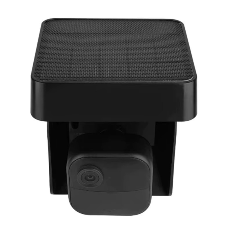 ABJF Solarpanel-Ladehalterung in Schwarz für Blink Outdoor 4 (4. Generation), XT3, XT2 und XT-Kameras mit IP67 Wetterfestigkeit und internem 2000-mAh-Akku - Bild 2