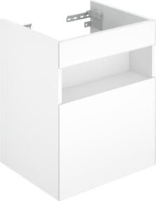Keuco Waschtischunterschrank Stageline D mit Soft-Close-Türen und integrierter Beleuchtung, Weiß, B/H/T: 46 x 62,5 x 38 cm - Bild 1
