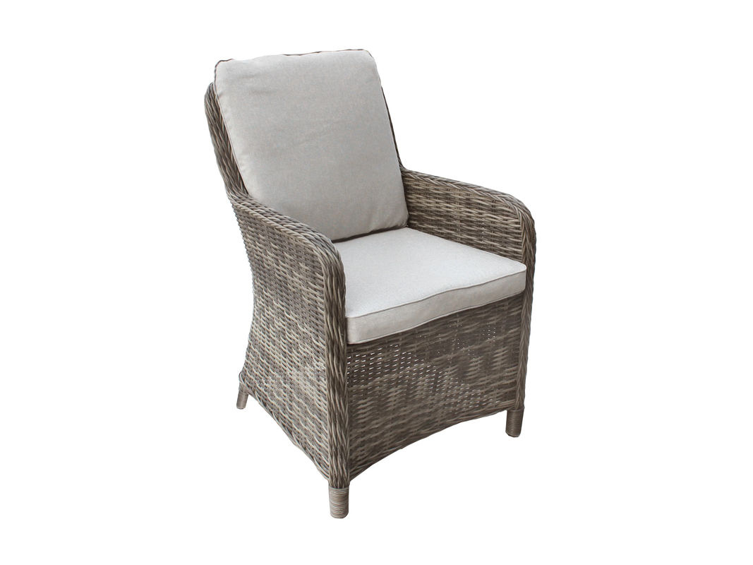 bellavista Home & Garden Dining-Set Ria in Grau mit Tisch und 4 Sesseln aus Polyrattan-Geflecht, Tisch B: 160 cm, T: 90 cm, H: 75 cm - Bild 3
