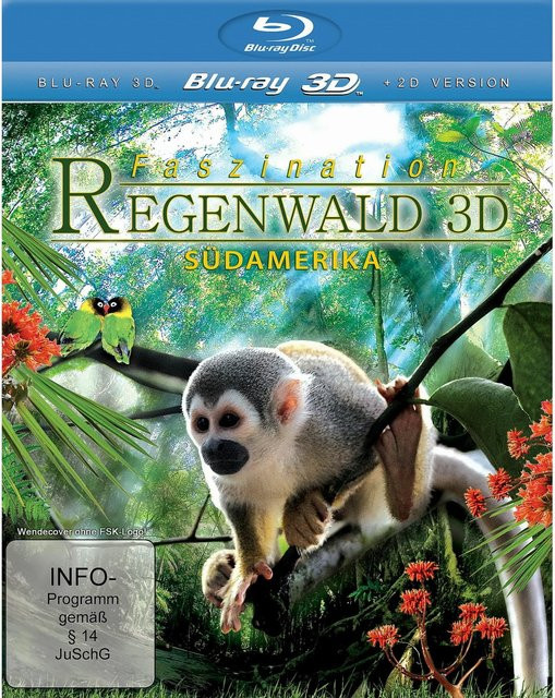 Faszination Regenwald - Südamerika 3D, 3D Blu-ray - Bild 1