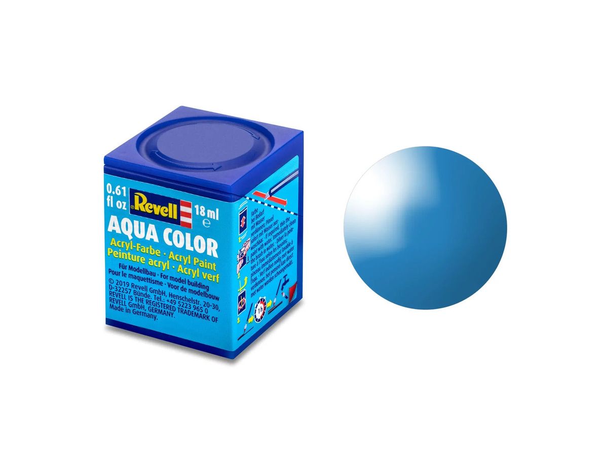 Revell Aqua-Farbe Licht-Blau, glänzend, 18ml - Bild 4