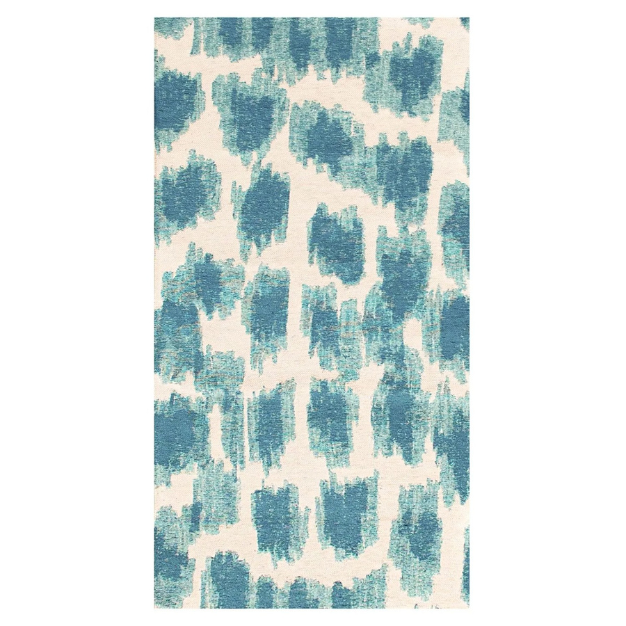 Lola&Moi Teppich Summer Blue Ikat in Blau, B/T: 80 x 150 cm - Bild 2
