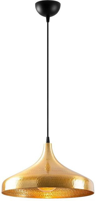 Opviq Pendelleuchte Tattoo-2645 in Schwarz und Gold, moderne Deckenleuchte aus Eisen mit E27 Fassung, Höhe: 118 cm, Breite: 36 cm, Tiefe: 36 cm - Bild 1