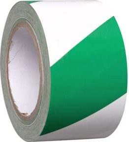 Moravia Bodenmarkierungsband PROline-tape grün/weiss selbstklebend Breite: 50 mm, Länge: 33 m - Bild 1