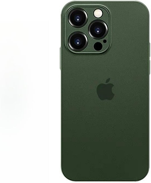 Ultradünne und sturzsichere Handyhülle für Apple iPhone 12 bis 15 Pro Max in Transparent Matt mit Rundumschutz und Linsenschutz - Bild 1