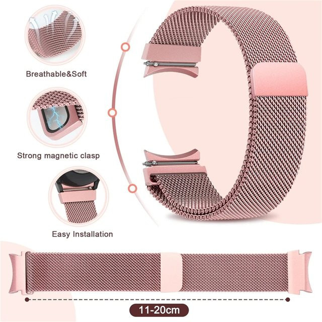 Uhrenarmband Milanese Loop, Roségold, Unisex - Bild 1