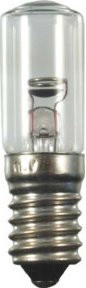 Scharnberger Hasenbein Glimmlampe SG234 28061, transparent, E14, 230V, Durchmesser: 1,6 cm, Höhe: 5,4 cm - Bild 1