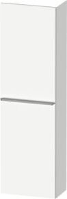 Duravit Halbhochschrank D-Neo in Weiß, Wandmontage, 1 Tür mit 4 Einlegeböden, B/T/H: 40 x 24 x 132 cm - Bild 1