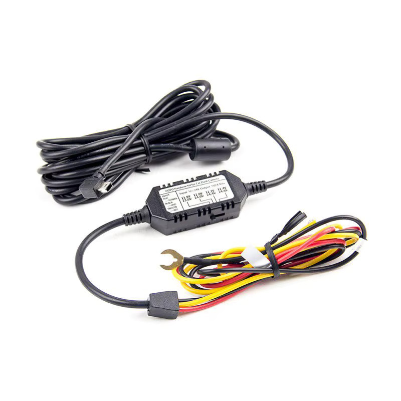 Viofo Original HardWire Kit 3-Draht ACC Mini USB für A119 V3 A129 Duo IR Dash Kamera DVR Recorder Parkmodus HK3 in Schwarz - Bild 2