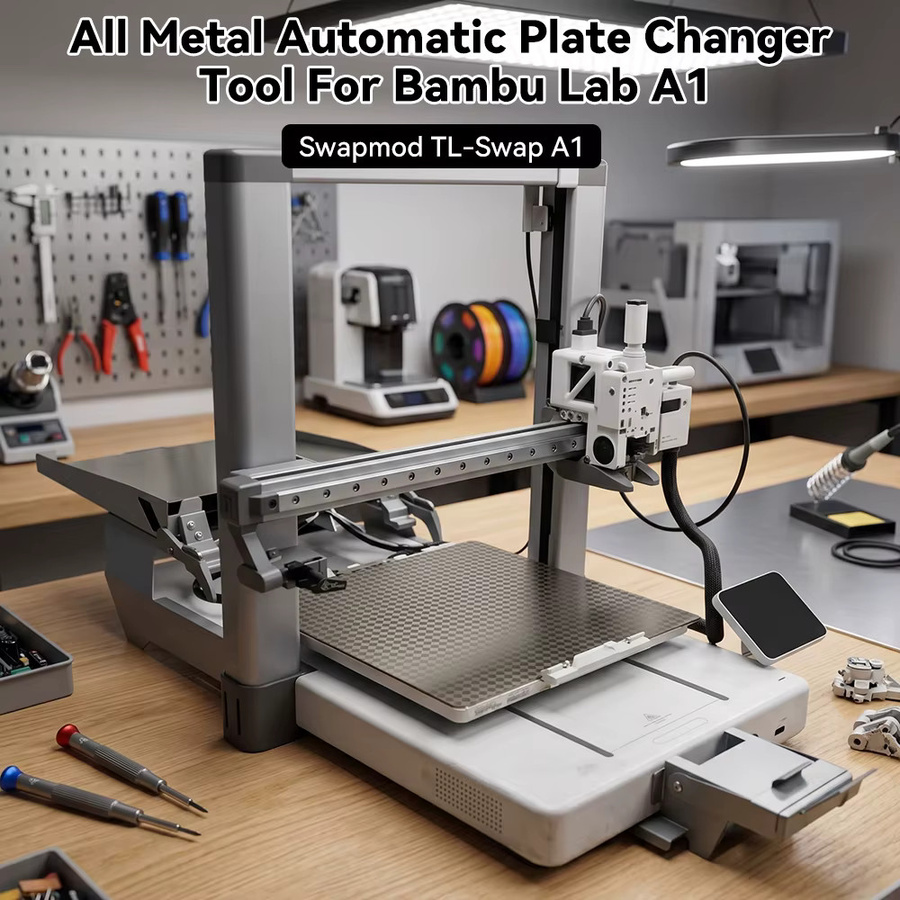 FYSETC TL-Swap A1 Automatischer Plattenwechsler Mechanisches Swap-System in Grau für Bambu Lab A1 3D-Drucker Kit - Bild 2