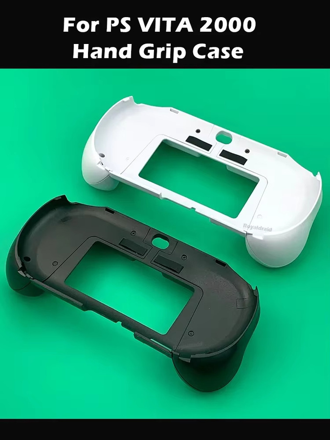 Hayoumon Gamepad-Controller-Gehäuse für PS Vita 2000 PSV 2000 in Schwarz-Weiß mit L2 R2 Auslöser-Tasten - Bild 4