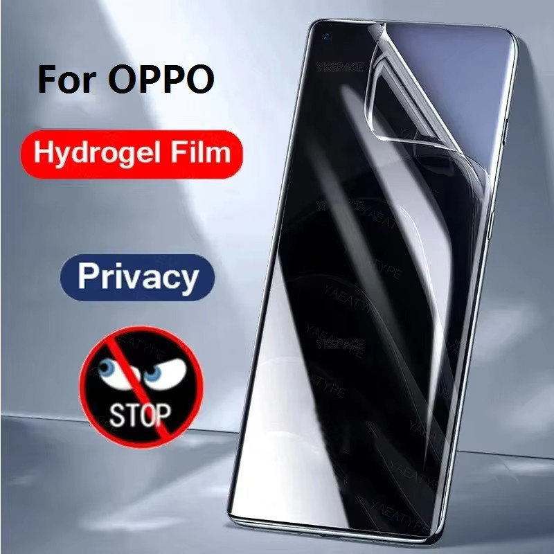 3 Stück Anti-Spionage-Displayschutzfolie aus Hydrogel für OPPO Reno4, Reno4 Pro, Artist, SE 5G, transparent - Bild 4