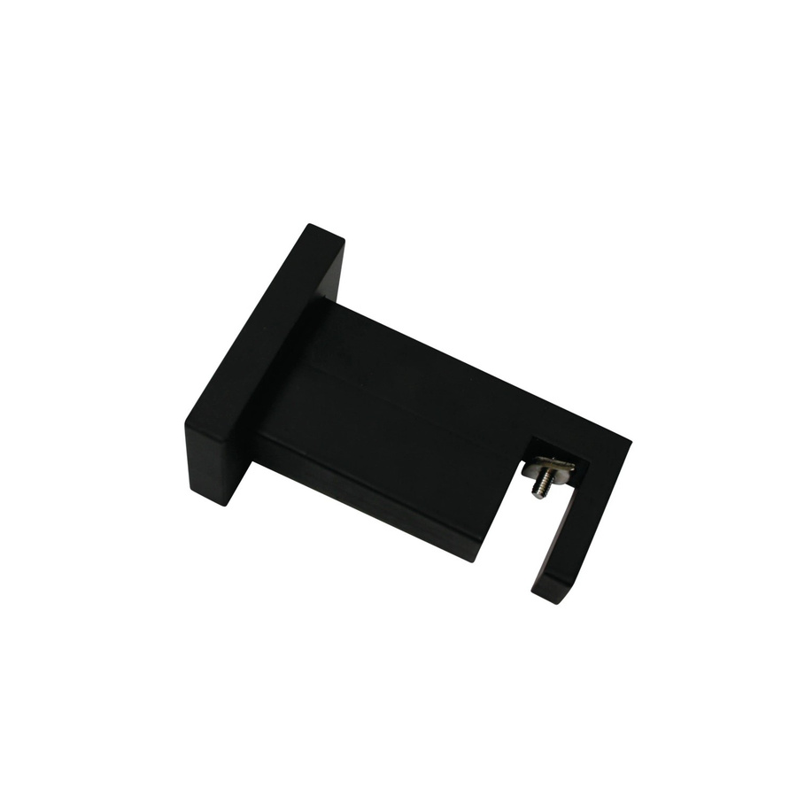 Schöner Wohnen Wandhalter Slim Matteo für Gardinenstangen Schwarz Matt - Bild 2