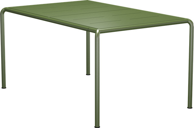 Houe Avanti Gartentisch aus Metall in Grün, B/T/H: 153 x 98 x 75 cm - Bild 1