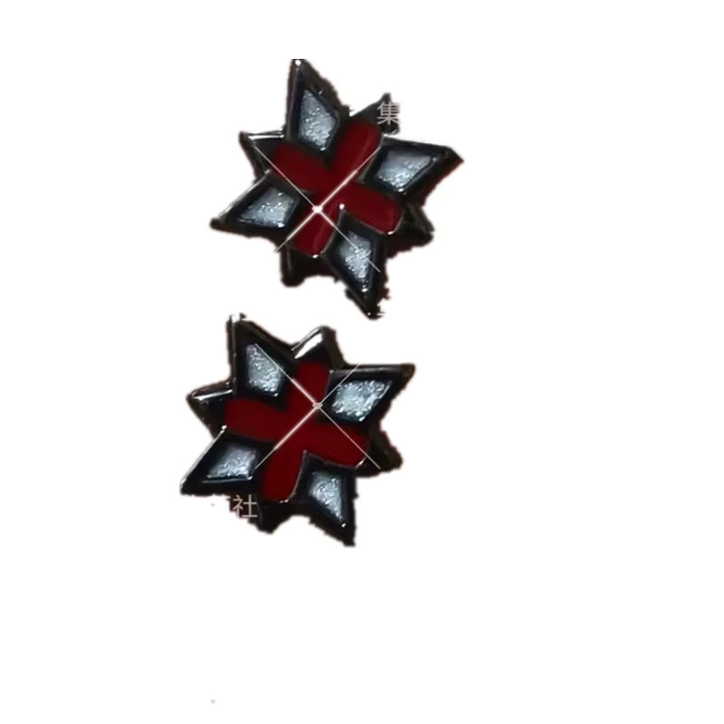 COSLOLITA Ohrstecker, Acryl, Silber, Unisex - Bild 2
