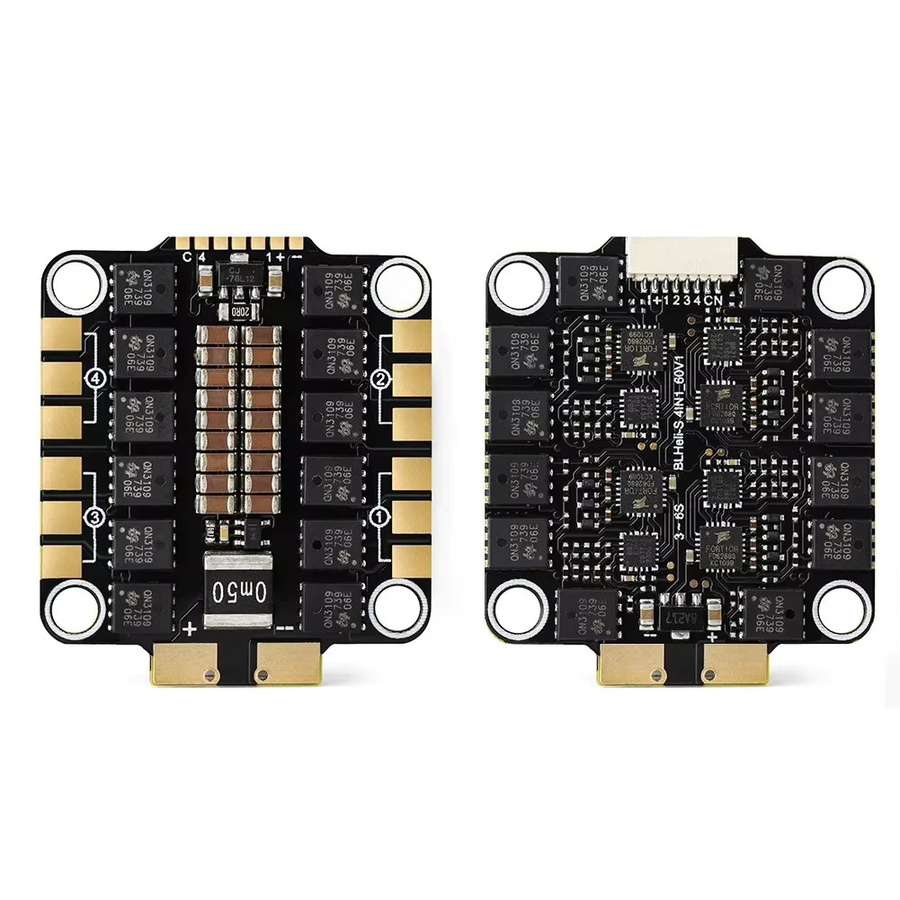 HGLRC SPECTRE F460 MPU6000 60A STACK F405 V2 Flight Controller BLHELI_S 60A 4in1 ESC 30X30mm 2-6S für FPV Freestyle Drohnen - Bild 3