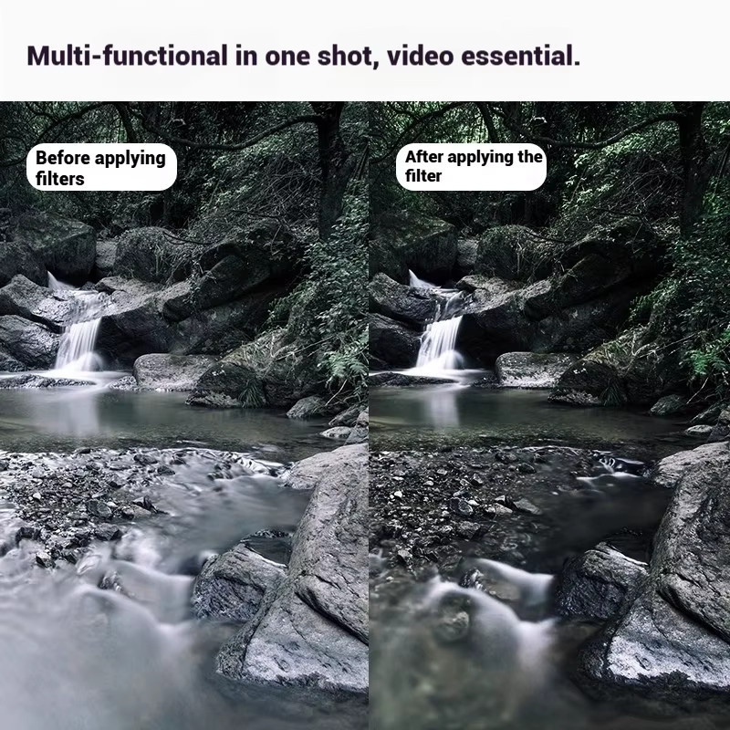 Haida PROII CPL-VND 2-in-1 Variabler Polarisationsfilter und ND-Filter mit Mehrschichtbeschichtung, Schwarz - Bild 4