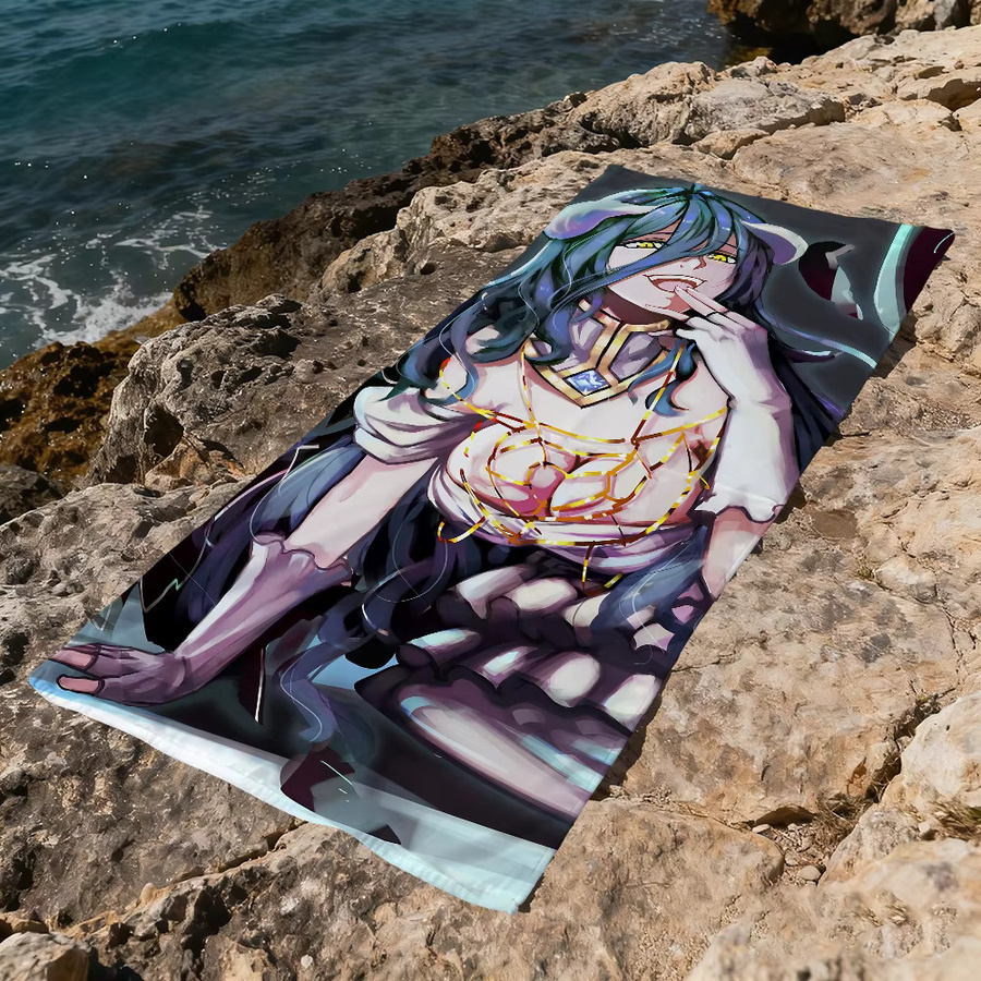 Albedo Novel O-Over-lord-d Anime Handtuch, schnell trocknendes Strandtuch in Multicolour - Bild 6