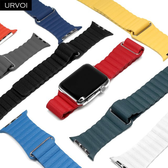 URVOI Uhrenarmband Leder, Magnetschnalle, Unisex - Bild 1
