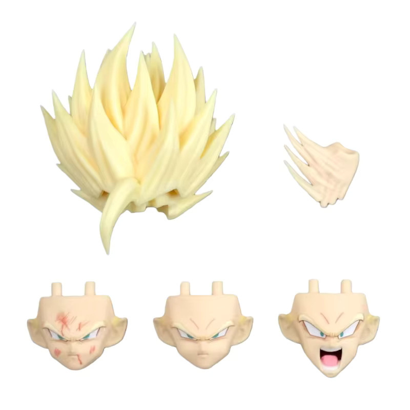Bandai Dragon Ball Z Gohan Haarfigur Zubehör, Kopfskulptur-Set - Bild 4