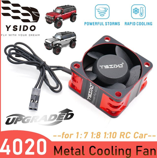 YSIDO RC Auto Motor & ESC Metall Lüfter, 5-Blatt - Bild 1