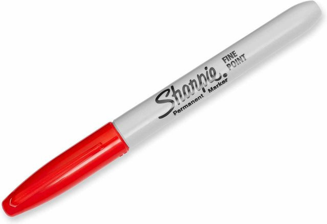 Sharpie Permanentmarker mit feiner Spitze in Rot - Bild 1
