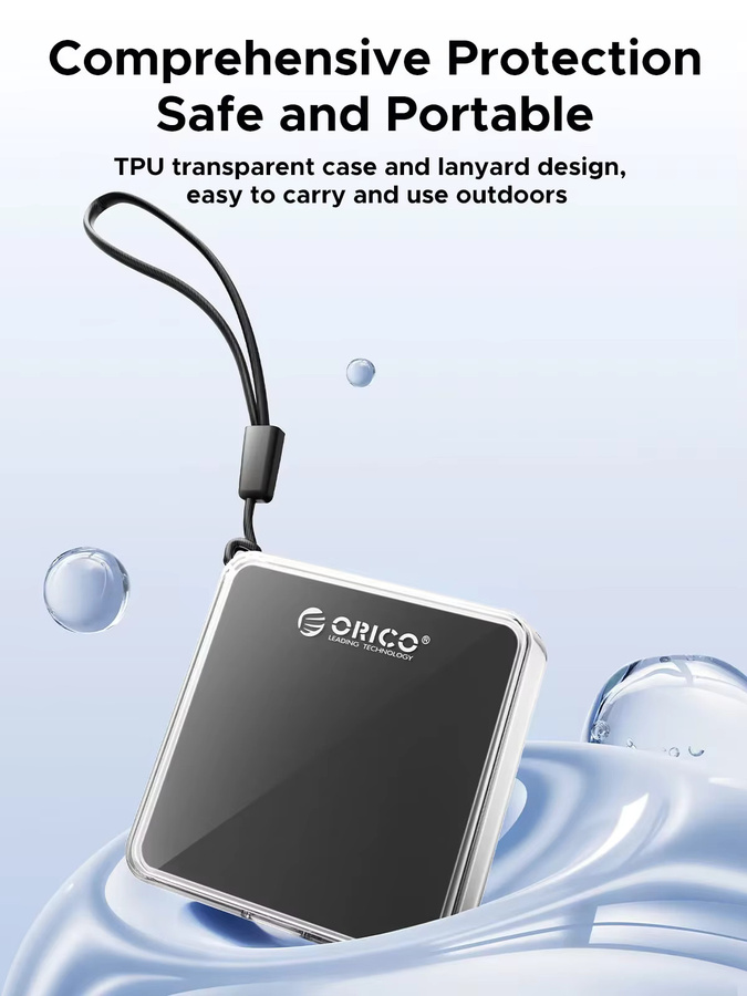 ORICO Magnetisches M.2 NVMe SSD-Gehäuse mit USB 3.2 Typ C Anschluss für 2230 SSDs und 10Gbps Datenübertragung - Bild 5