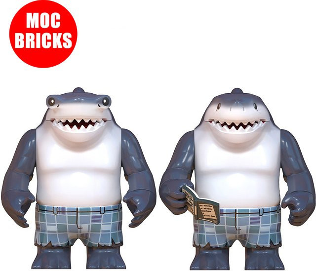 BXA Suicide Squad Nanaue Shark Bausteine, Mini Actionfiguren, Kunststoff - Bild 1