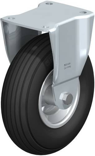 Blickle Bockrolle 220R Rad-Durchmesser: 220 mm, Tragfähigkeit: 100 kg, Farbe: Schwarz-Grau, Material: Stahl - Bild 1