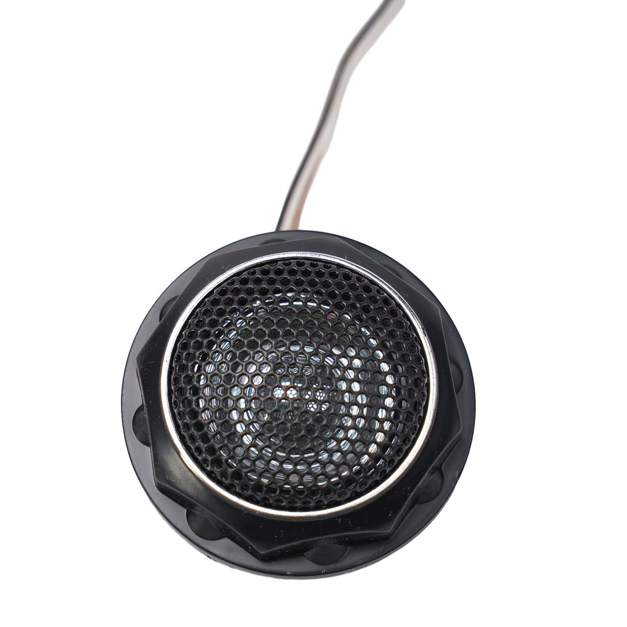 T280 Auto High Fidelity Stereo Lautsprecher Set, 2 Stück Dome Hochtöner in Schwarz, 12V 140W mit Hochfrequenz Kondensator - Bild 4