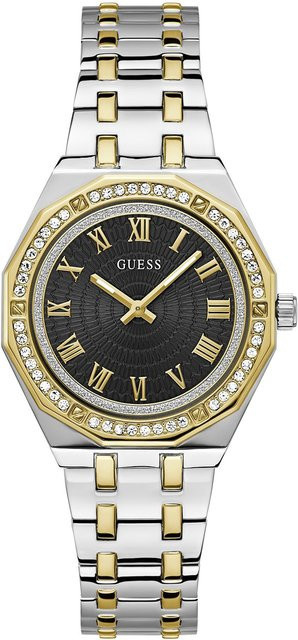 Guess Damenuhr Desire, Quarz, Edelstahl, Schwarz, 36 mm, 5 ATM - Bild 1