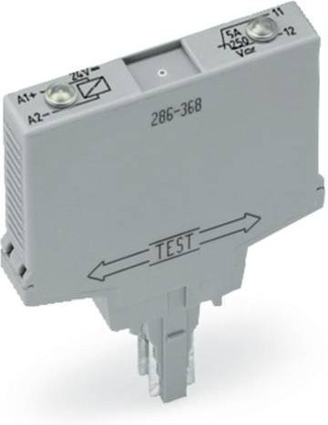 WAGO 286-368 Steckrelais 24 V/DC 5A 1 Öffner Grau - Bild 1