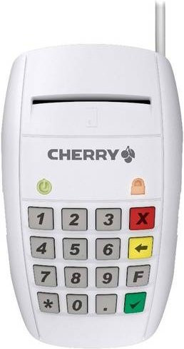 CHERRY SmartTerminal ST-2100 SmartCard-Leser USB Weiß - Bild 1