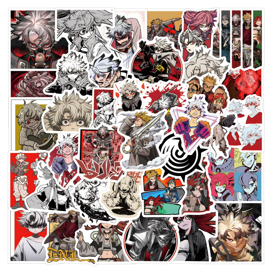 TIANMENG Gachiakuta Comics Graffiti Dekorative Aufkleber, 60-teiliges Set, multicolor - Bild 2