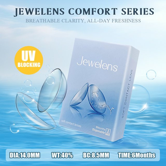 JEWELENS Weiche Kontaktlinsen, transparent, zur Sehkorrektur - Bild 1