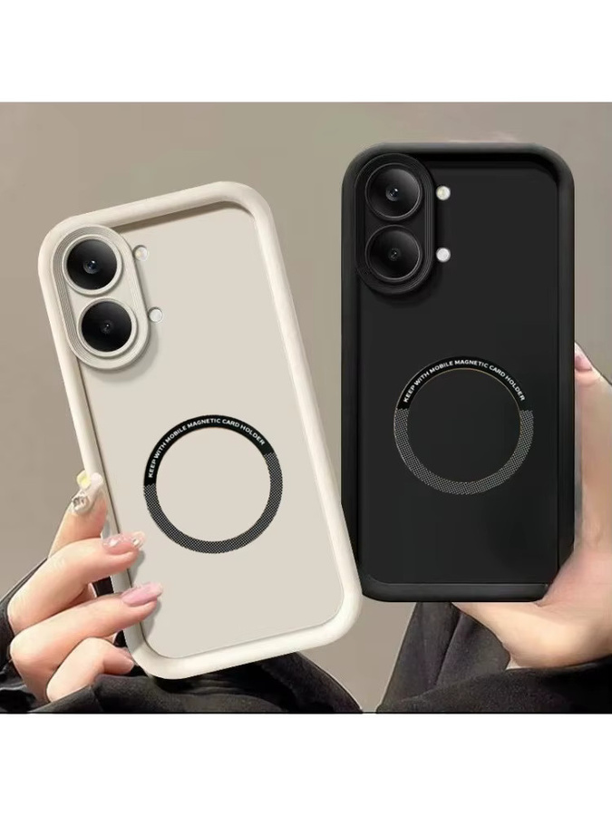 Magnetische TPU-Silikonhülle für Xiaomi Poco X8 Pro Max in Schwarz - Bild 3