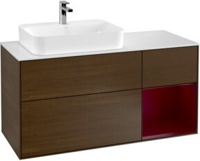 V&B Waschtischunterschrank Finion Wandbeleuchtung in Weiß, Breite: 120 cm, Tiefe: 50,1 cm, Höhe: 50,1 cm - Bild 1