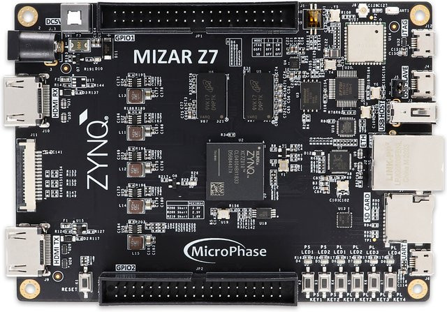 Xilinx Zynq FPGA Entwicklungsboard Mikro Phase PYNQ für Python und Künstliche Intelligenz in Schwarz - Bild 1