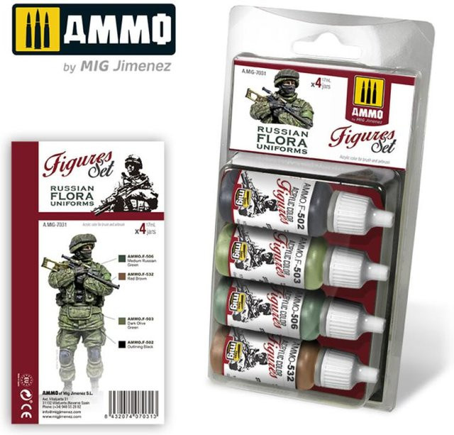 AMMO by MIG Jimenez Russian Flora Uniforms Figures Set - Bild 1